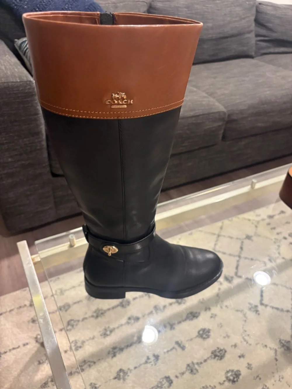 Coach Eva Extended Calf Boots